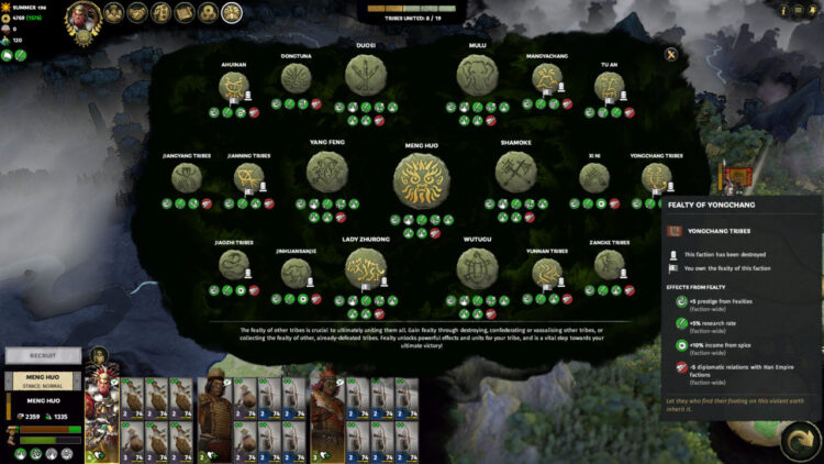 Total War: THREE KINGDOMS - The Furious Wild (PC) Скриншот — 4