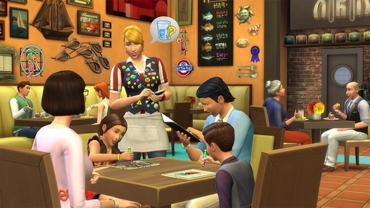 The Sims 4 В Ресторане (PC) Скриншот — 4