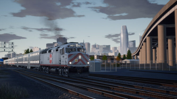 Train Sim World : Peninsula Corridor San Francisco - San Jose Route Add-On (РС) Скриншот — 2
