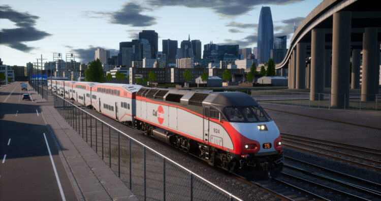 Train Sim World : Caltrain MP36PH-3C Baby Bullet Loco Add-On (PС) Скриншот — 4