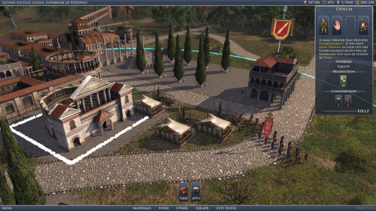 Grand Ages: Rome - Reign of Augustus (PC) Скриншот — 1