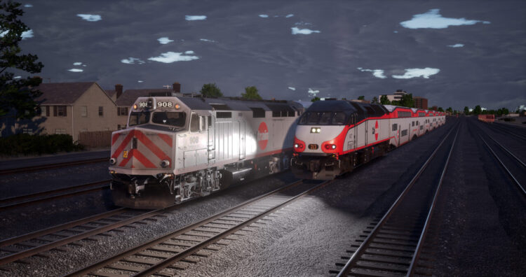 Train Sim World : Caltrain MP36PH-3C Baby Bullet Loco Add-On (PС) Скриншот — 6