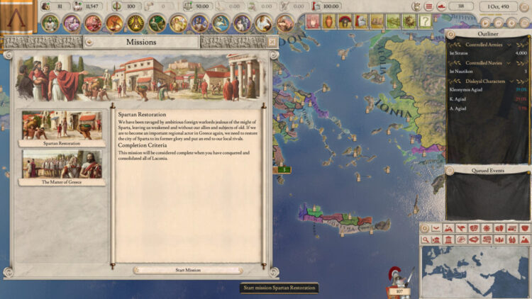 Imperator: Rome - Magna Graecia Content Pack (PC) Скриншот — 1
