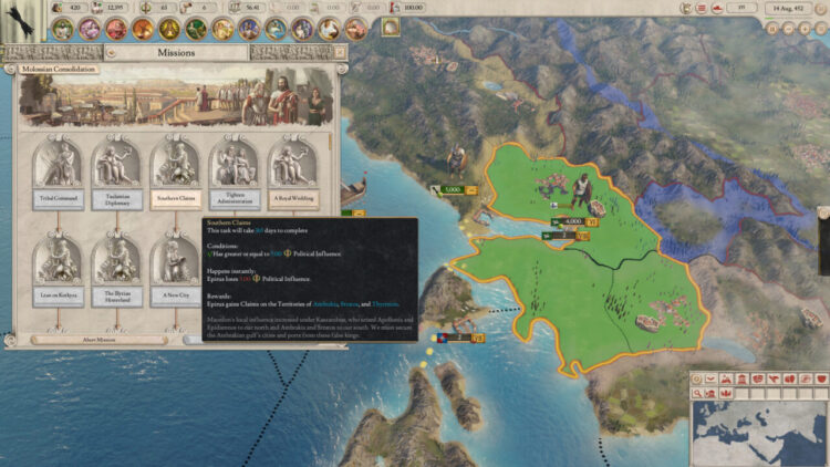 Imperator: Rome - Epirus Content Pack Скриншот — 3