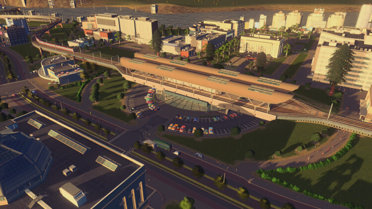 Cities: Skylines - Content Creator Pack: Train Stations (PC) Скриншот — 9
