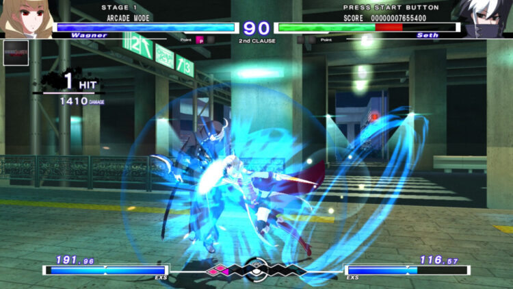 UNDER NIGHT IN-BIRTH Exe:Late[cl-r] (PC) Скриншот — 2