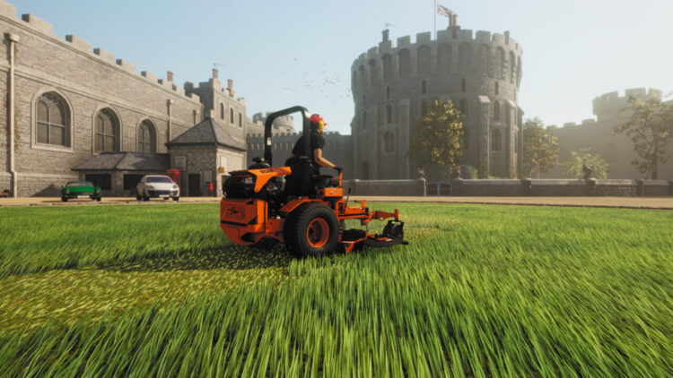 Lawn Mowing Simulator (PC) Скриншот — 9