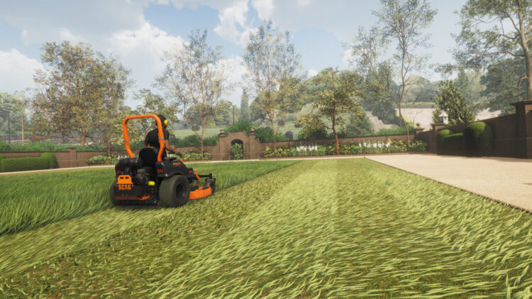 Lawn Mowing Simulator (PC) Скриншот — 4