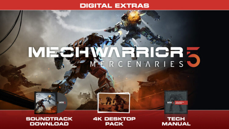 MechWarrior 5: Mercenaries - Digital Extras Content (PC) Скриншот — 1