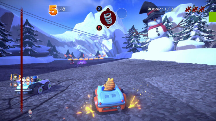 Garfield Kart - Furious Racing (PC) Скриншот — 3