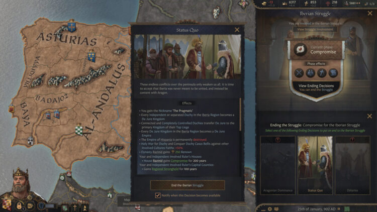Crusader Kings III: Fate of Iberia (PC) Скриншот — 6