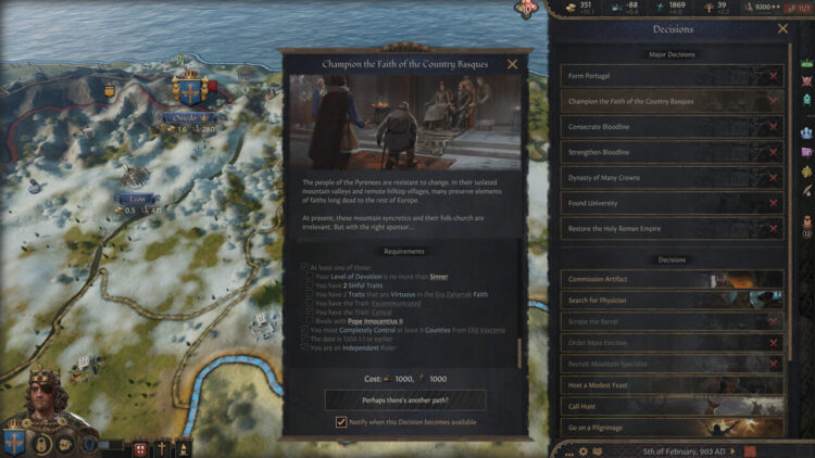 Crusader Kings III: Fate of Iberia (PC) Скриншот — 7
