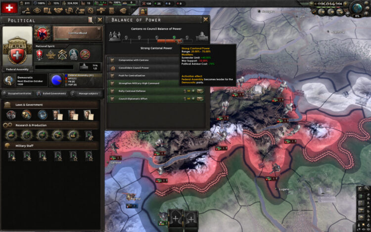 Hearts of Iron IV: By Blood Alone (PC) Скриншот — 6