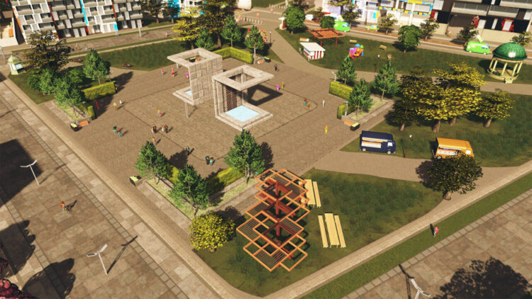 Cities: Skylines - Plazas & Promenades (PC) Скриншот — 3