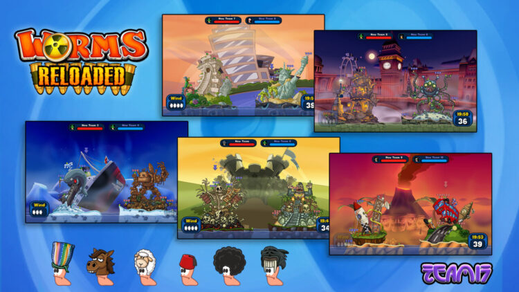 Worms Reloaded - The "Pre-order Forts and Hats" DLC Pack (PC) Скриншот — 6